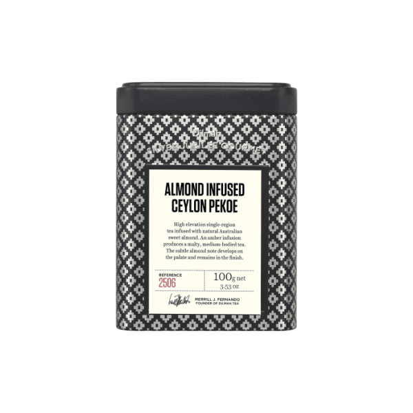 SJG Almond Infused Ceylon,100gm,tin