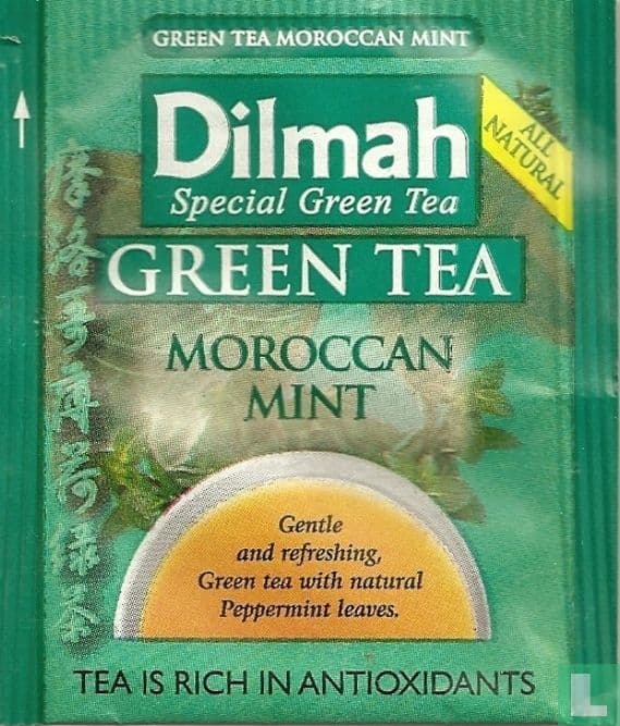 Foil Env Green Tea Moroccan Mint 100 bags x12 pack
