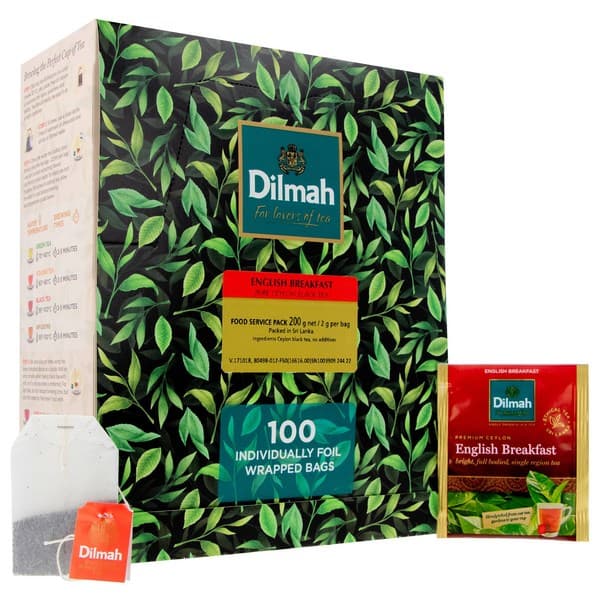 Foil Env English Breakfast 100 bags x12 pack