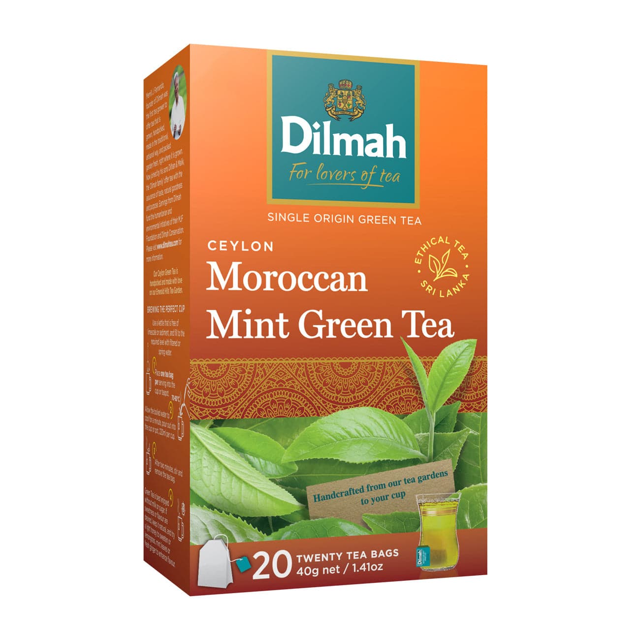 Dilmah Morocon Mint 25 bags x 12 pack